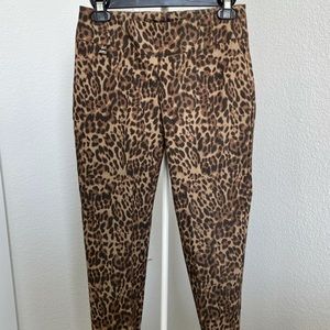 Peck & Peck petite Cheetah work pants